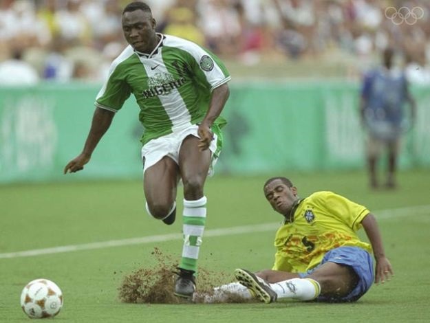 Em 1996, o Brasil parou esbarrou na Nigéria (Divulgação/COI)